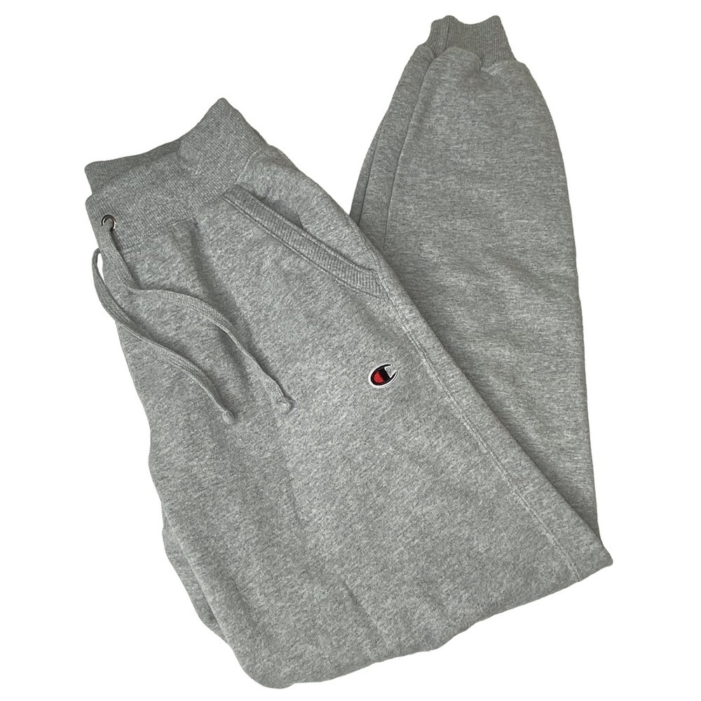 Champion Womens Gray Logo Jogger Track Pants